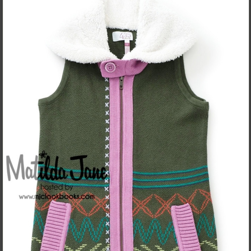 NWOT Matilda Jane Size 10 Girls Sweater Vest